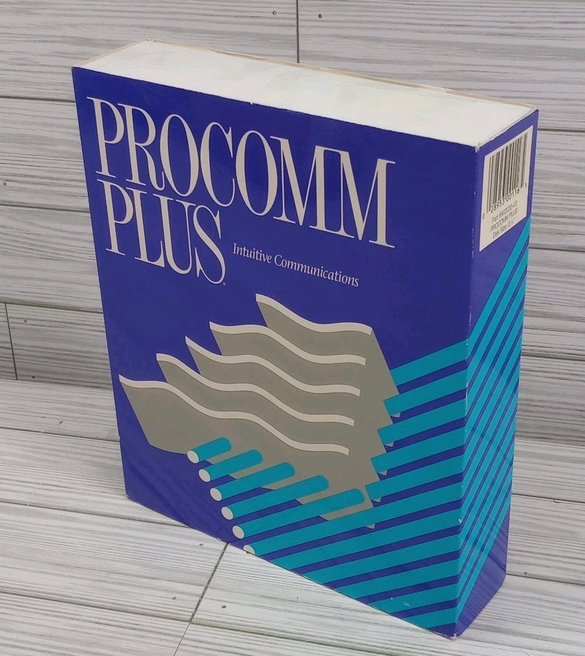 International Procomm Plus 2 2.01 Dos 5.25 Rare Vintage Box Collector Windows