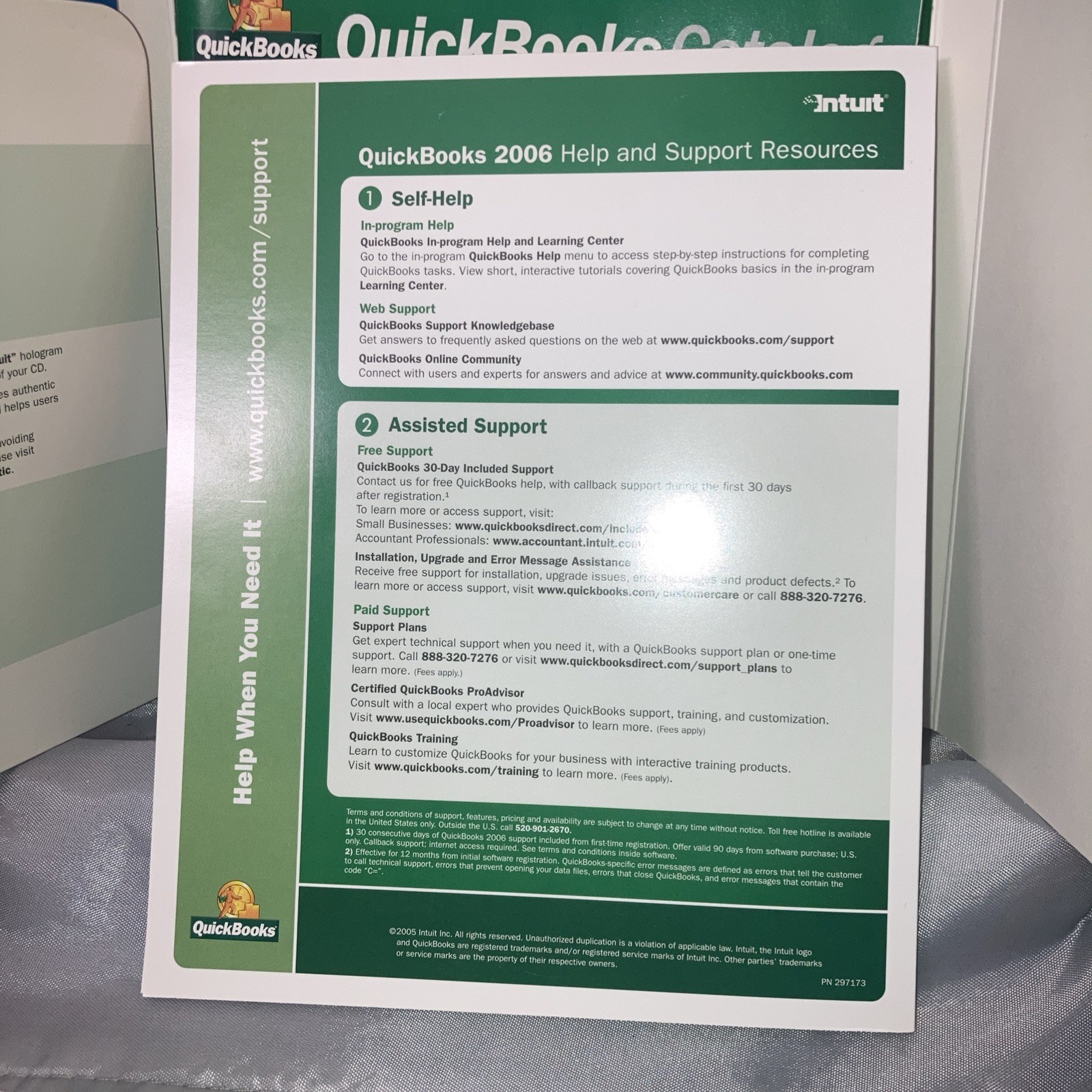 QuickBooks Pro 2006 Complete CD Manual Box Intuit Windows XP W/Product Key