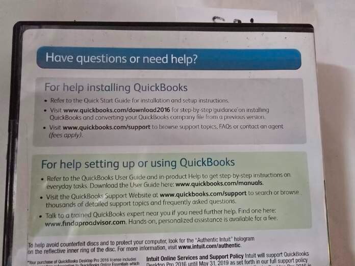 Quickbooks Pro 2016 Desktop For Windows Retail Version Intuit Full US 123