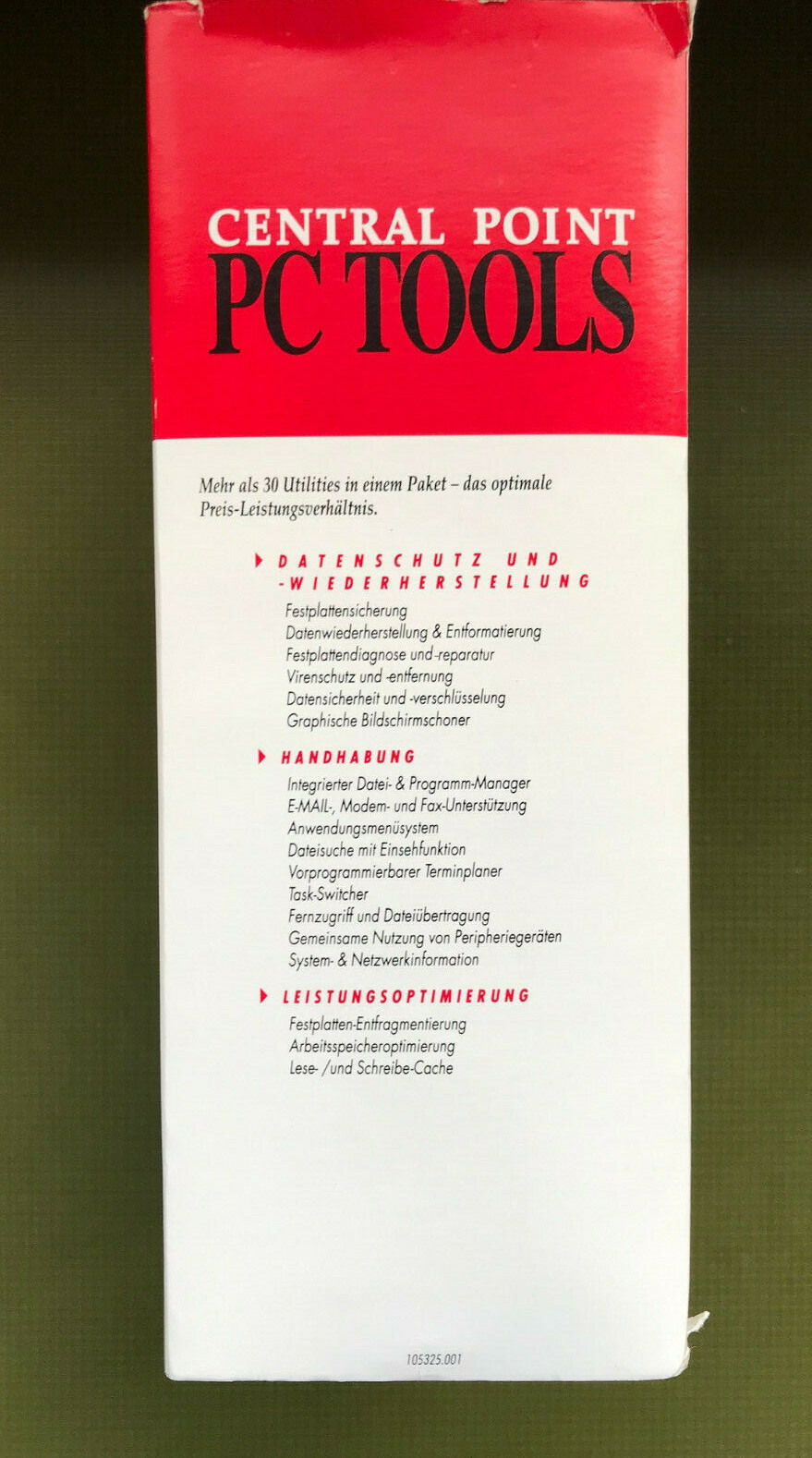 PC TOOLS for DOS – Version 8 – A Central Poit Software with Manuals