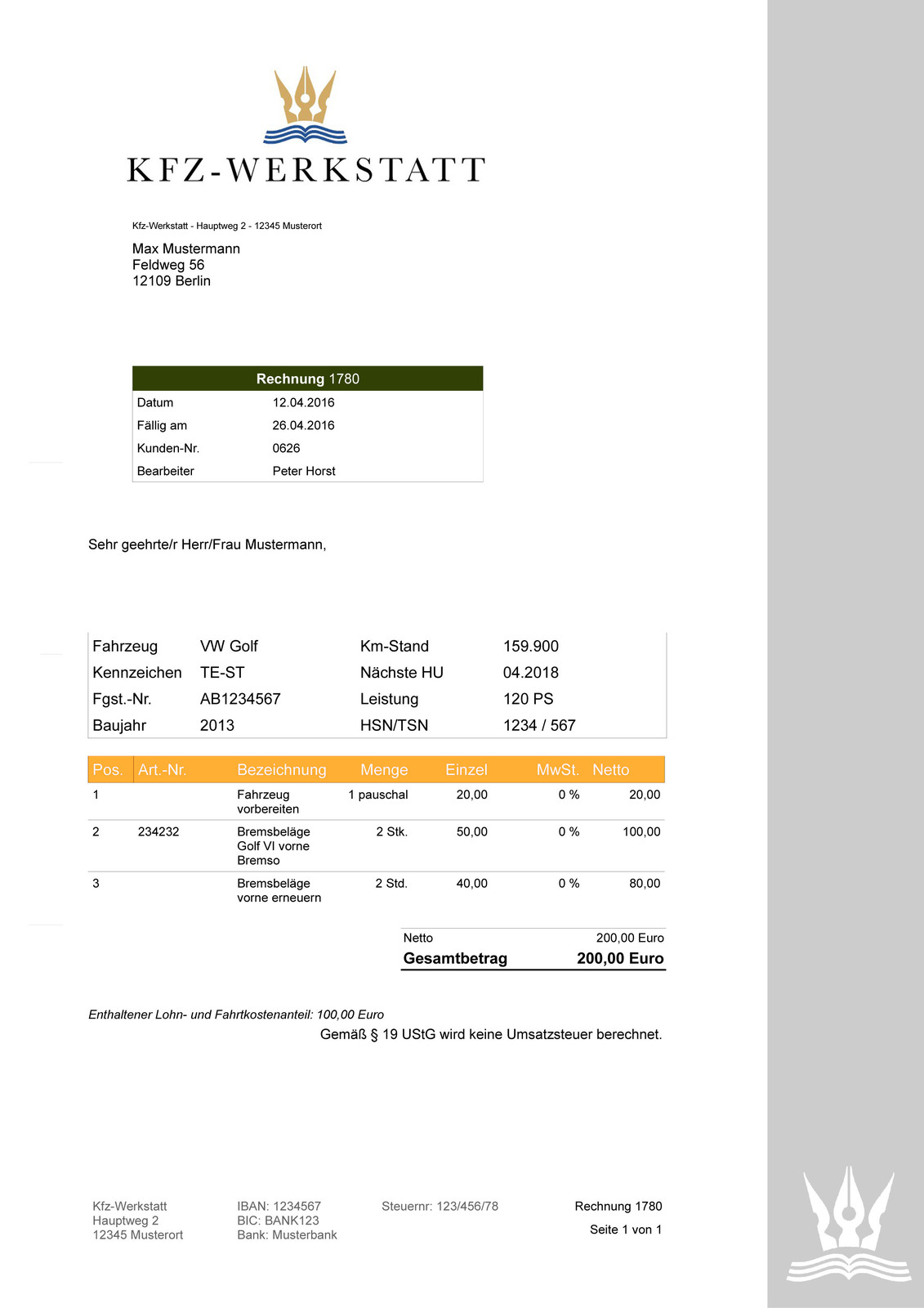 Werstatt Software, Car, Truck, Krad, Scooter, Bikes, Open Types, No Follow-up Costs