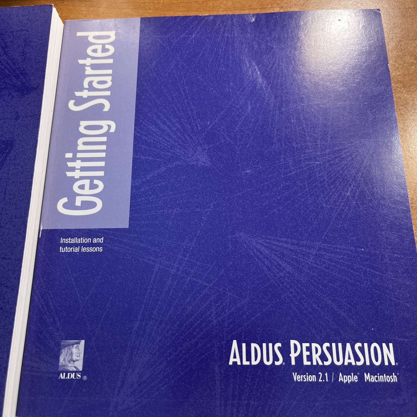 Vintage Aldus Persuasion,for Apple, Macintosh Version 2.1 , 1-6 Floppy Disc,1992