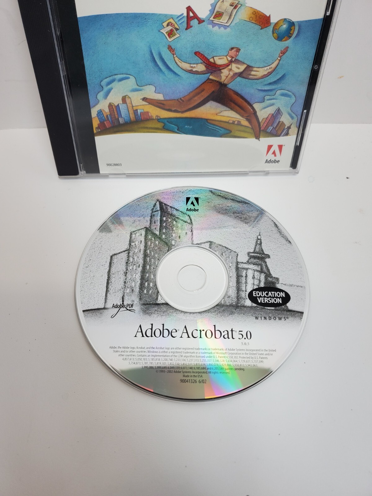 Adobe Acrobat 5.0 CD Software 2001 with Serial Number