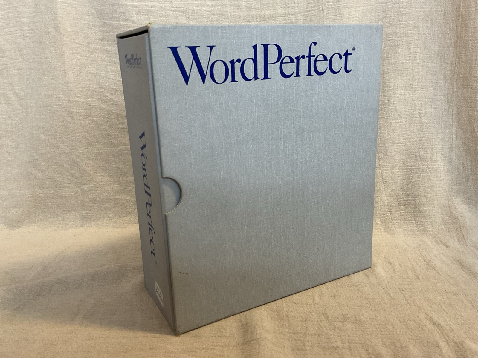 WordPerfect for DOS 5.1 Manual 3-Ring Binder 1989 Box Slip Case IBM PC