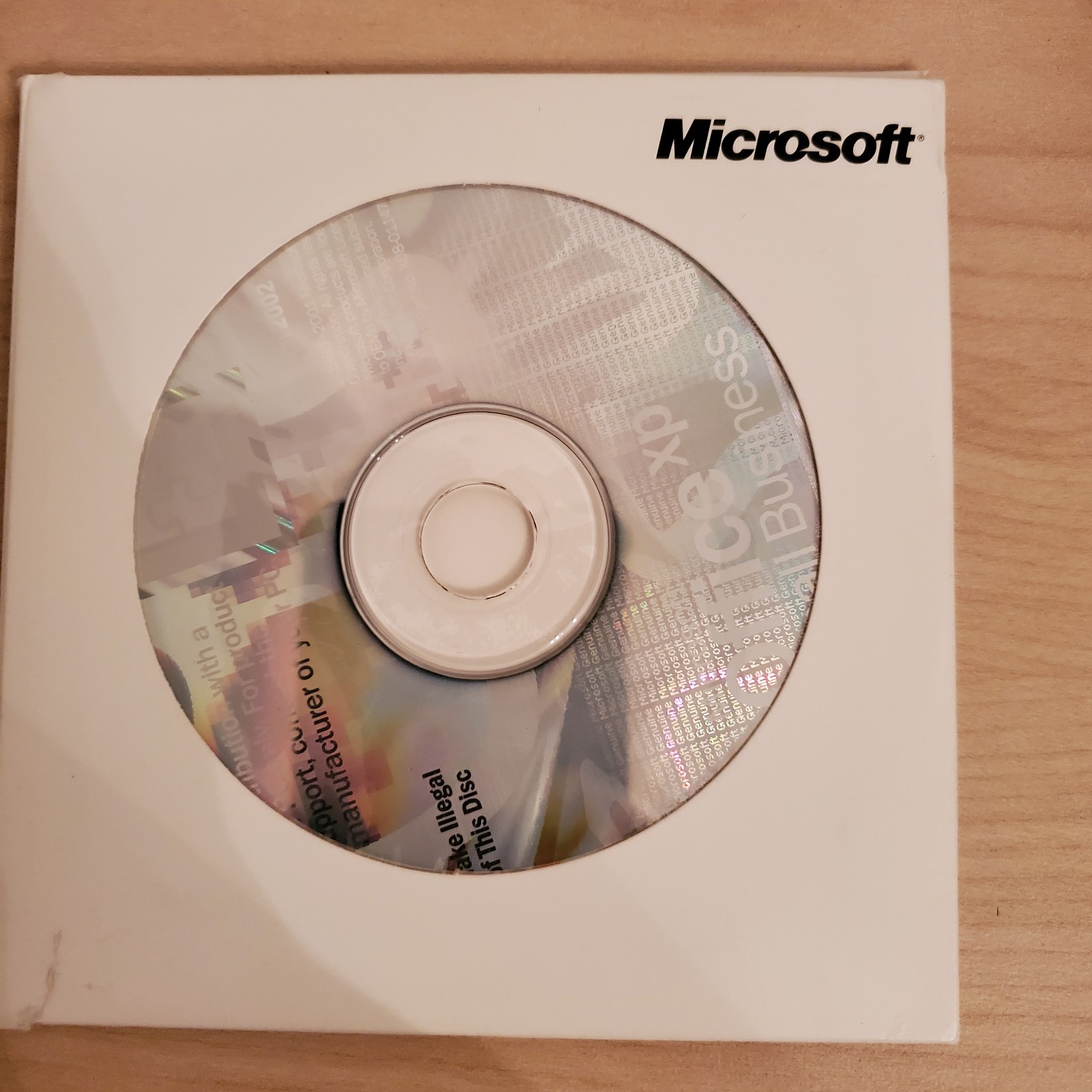 Genuine 2001 Microsoft Office XP Small Business Edition SBE With Key And 2 Discs