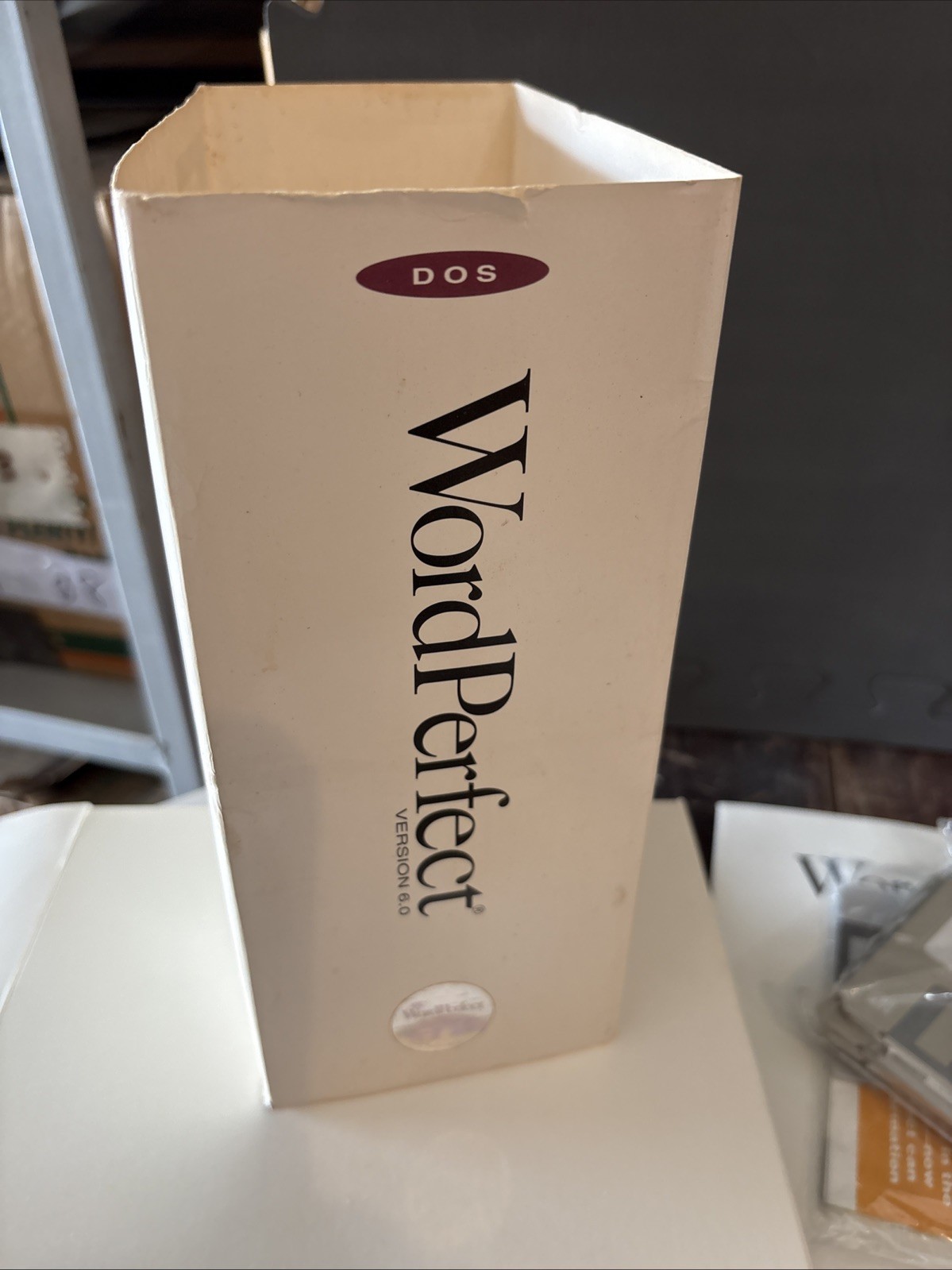 Windows WordPerfect Version 6.0 Word Processor Software Vtg DOS Sealed Disks