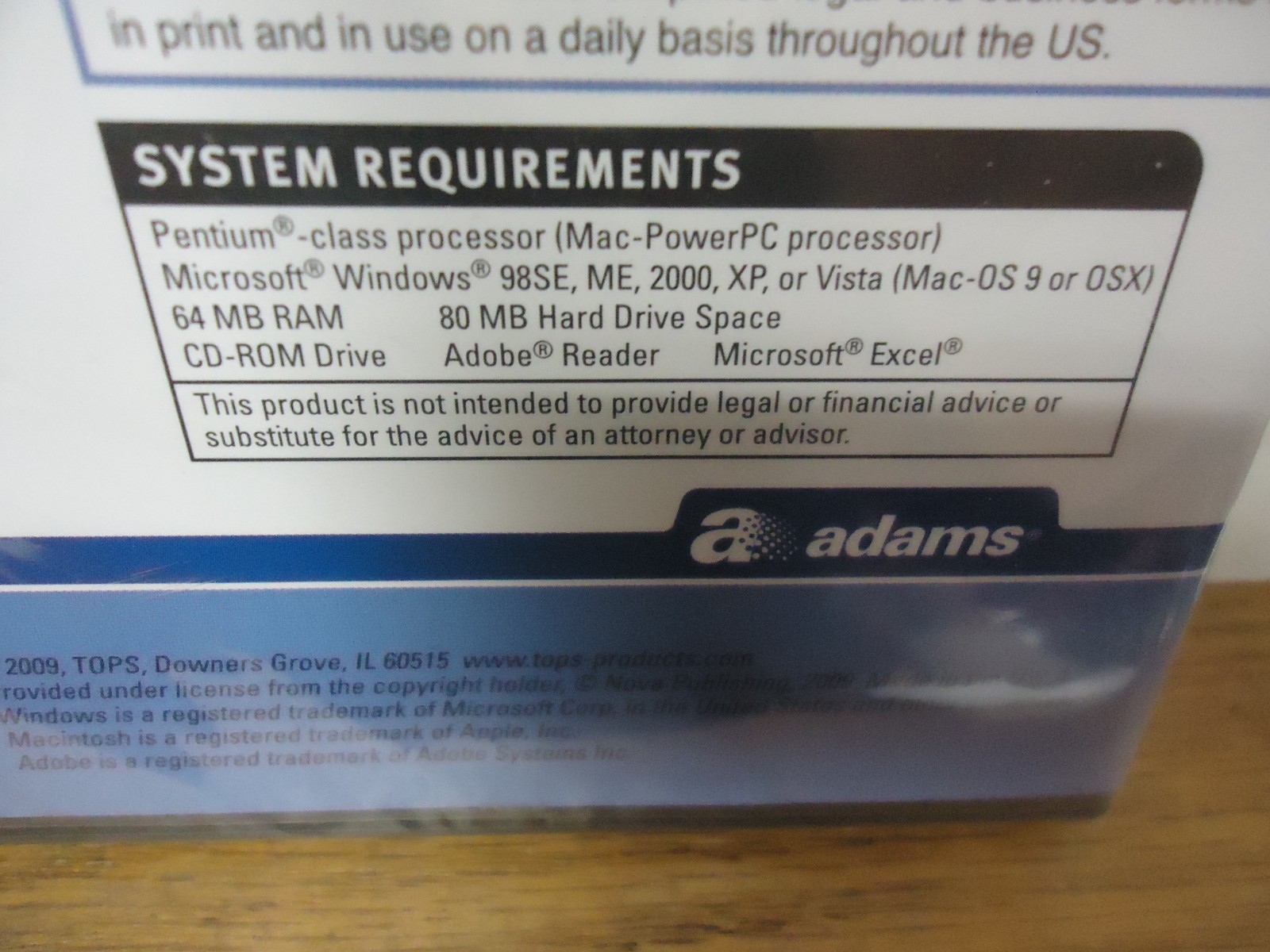 3 NEW! Adams Business, Contractor & Legal Forms on CD ROM’s! FREE Shipping!