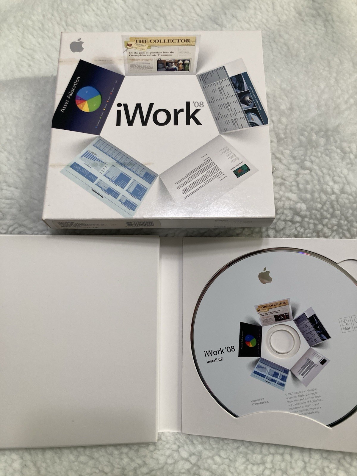 Apple Mac iWork ’08 Keynote Pages Numbers MA790Z/A New Open Box