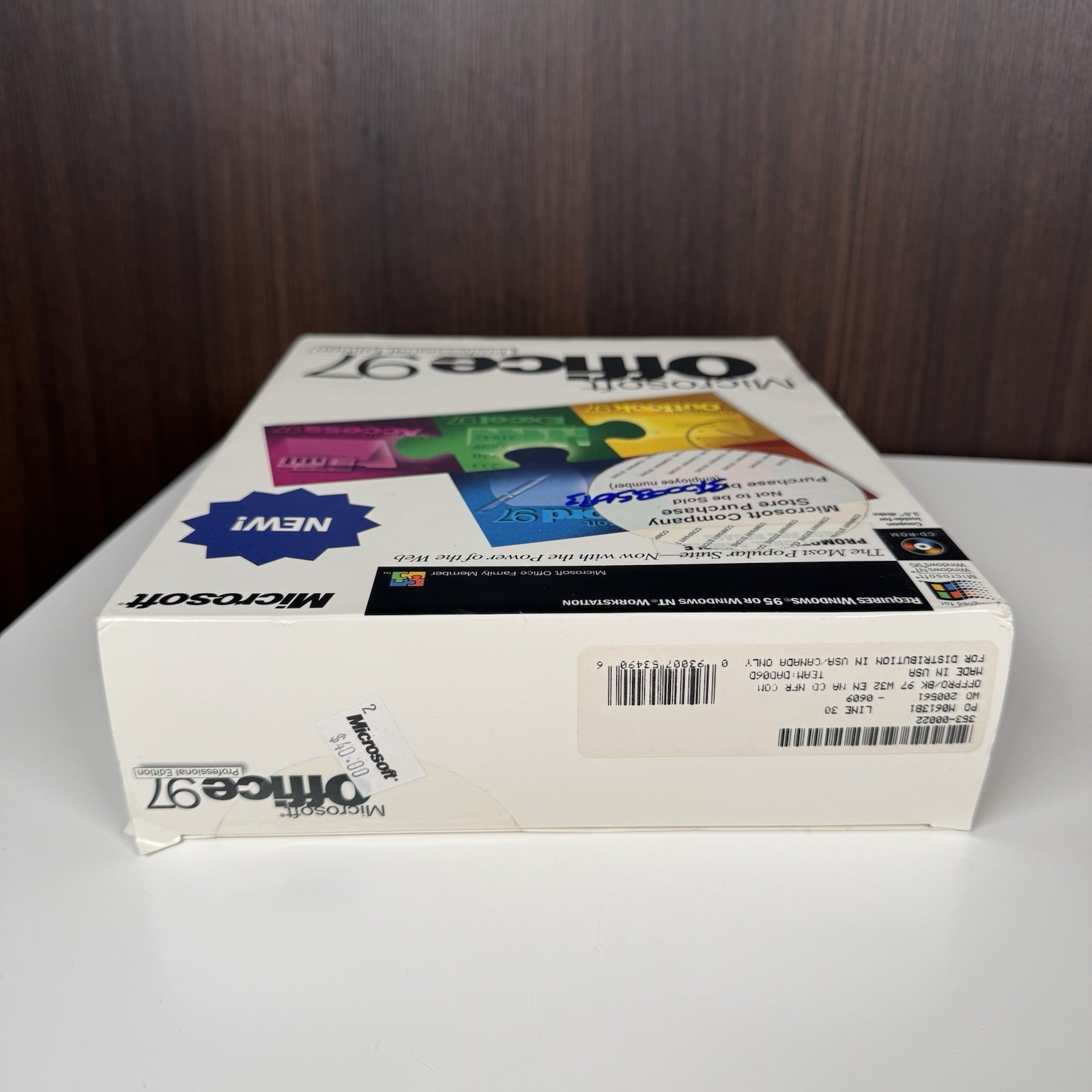 Microsoft Office 97 Professional Edition – NEW SEALED – Big Box
