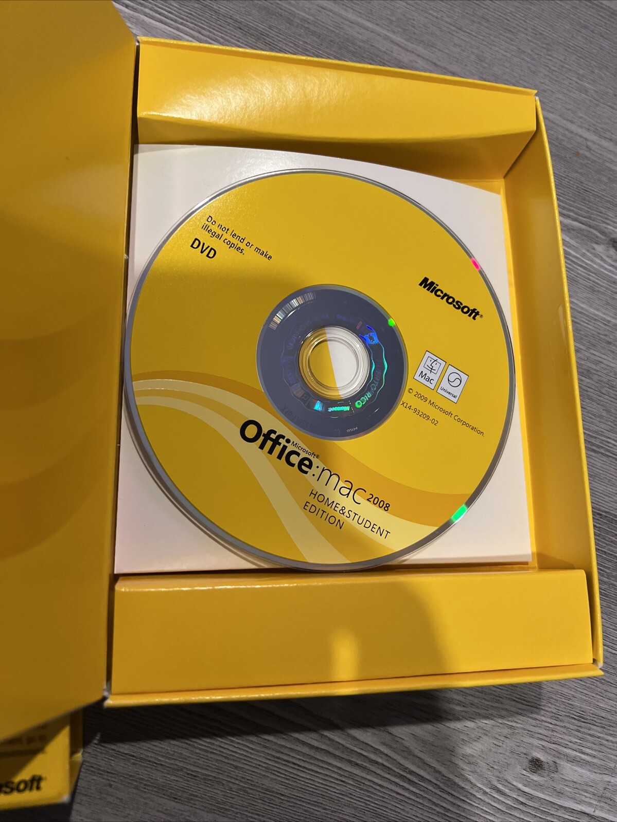Microsoft Office Mac Home & Student 2008 Comes With 3 Product Keys – FREE SHIP!