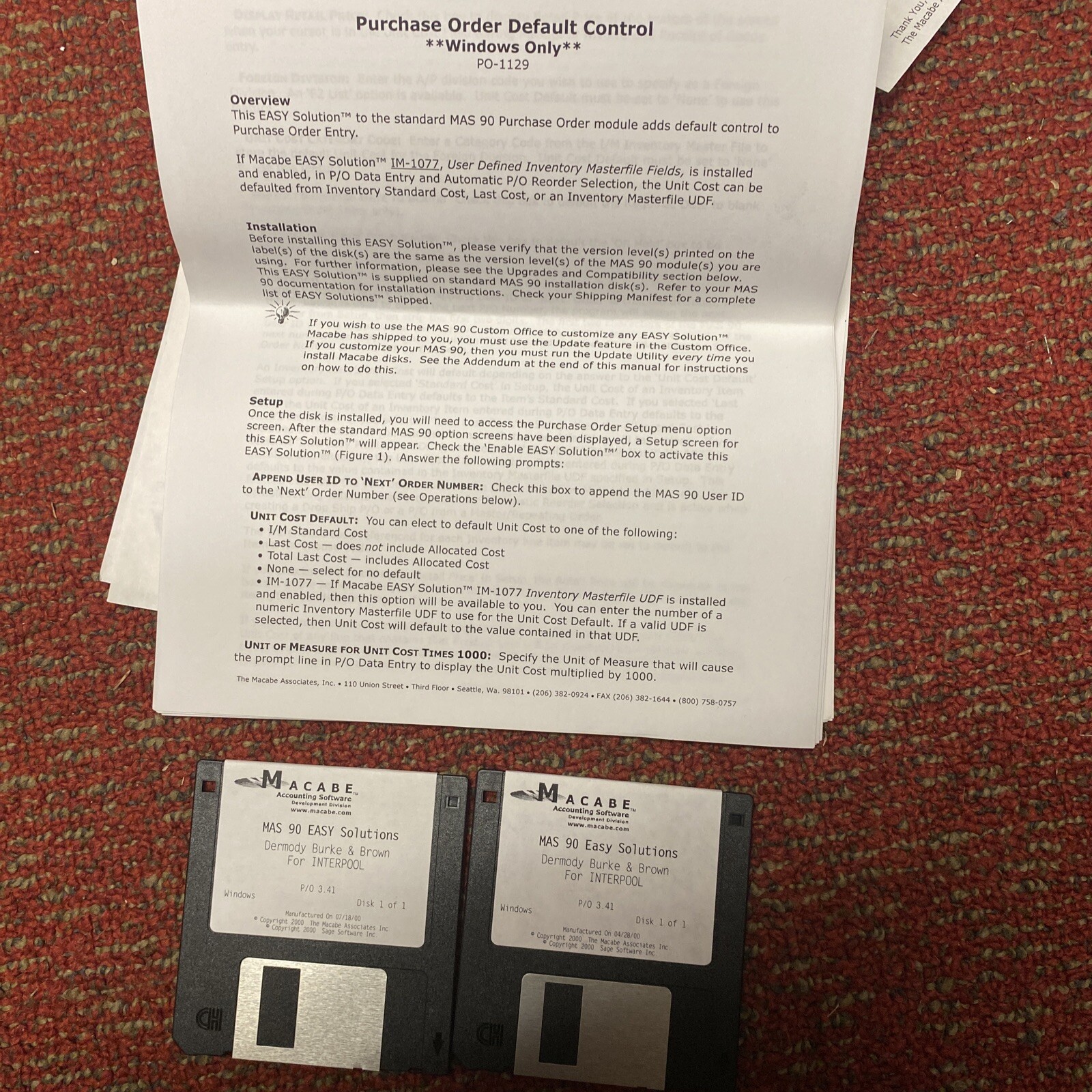Mas 90 Easy Solutions Dermody Burke And Brown For Interpol 3.5 Inch Floppy