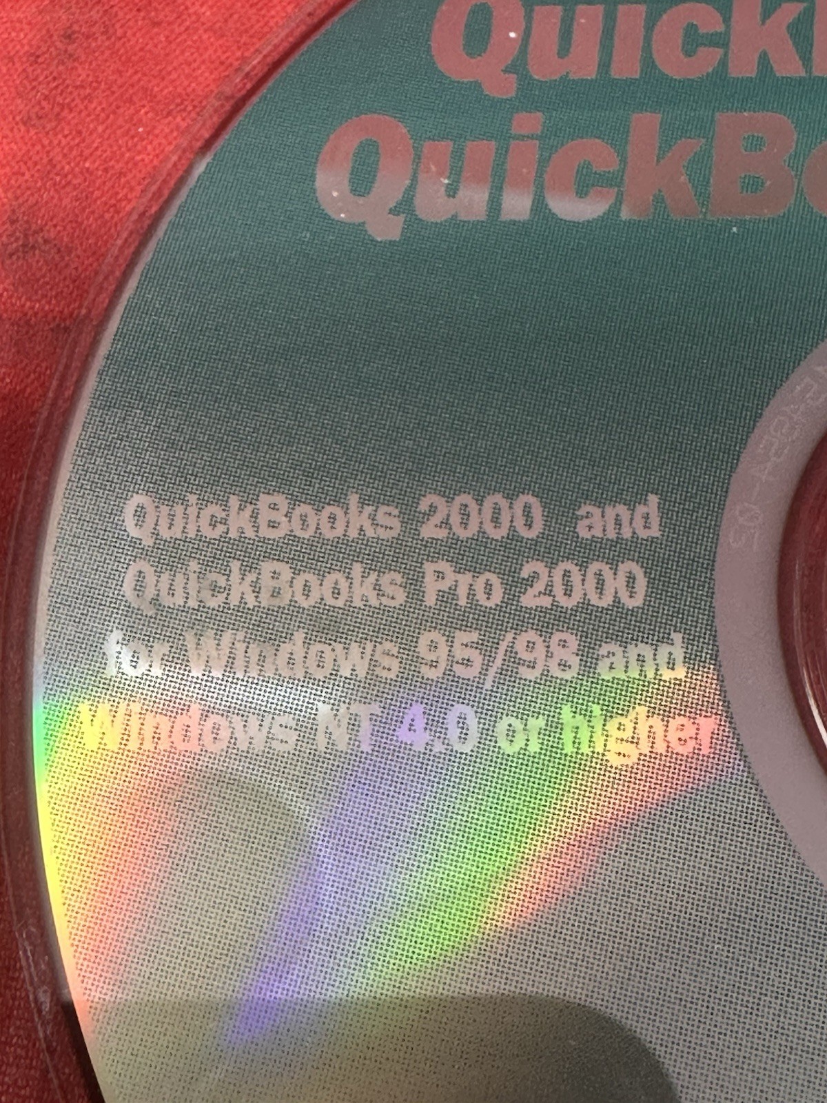 INTUIT QUICKBOOK PRO 2000 WINDOWS 95 98 NT WITH KEY CODE