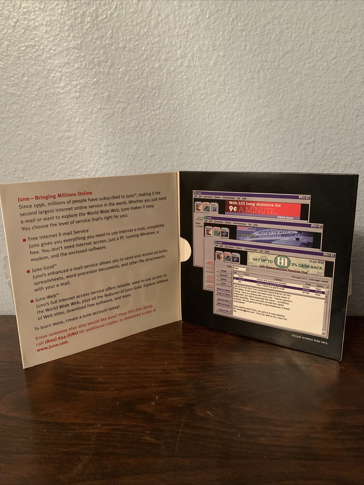 Juno software Program download disc Vintage rare