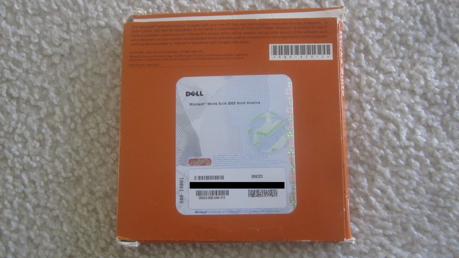 MS Works Suite 2002 (Dell “Distribution With PC” Edition) (5-CD Set) (CD-ROM)