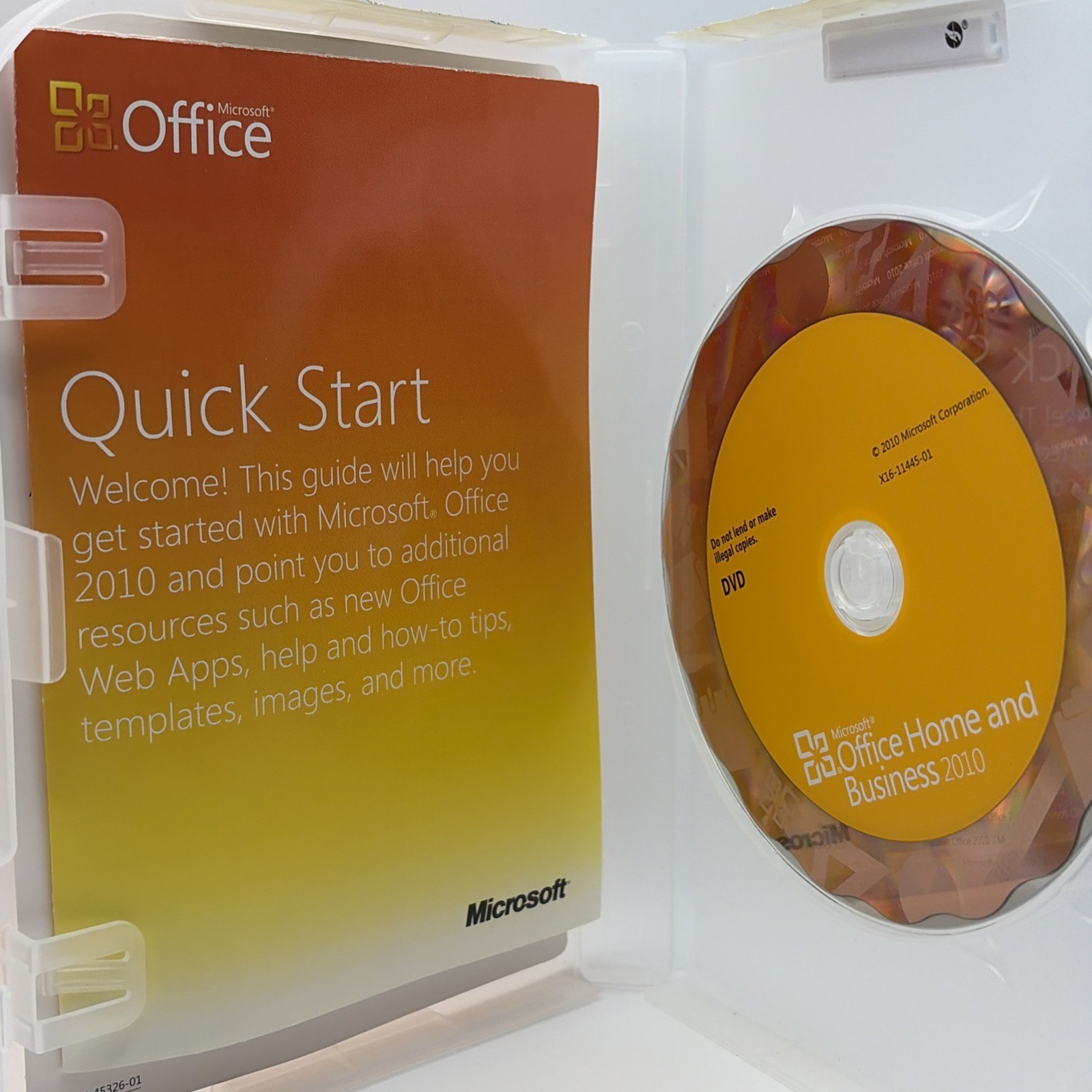 Microsoft Office Home and Business 2010 / Full Retail T5D-00417 / Genuine Key