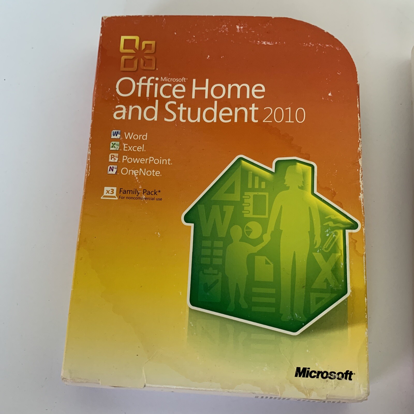Genuine Microsoft Office 2010 Home and Student Family Pack for 3 PCs