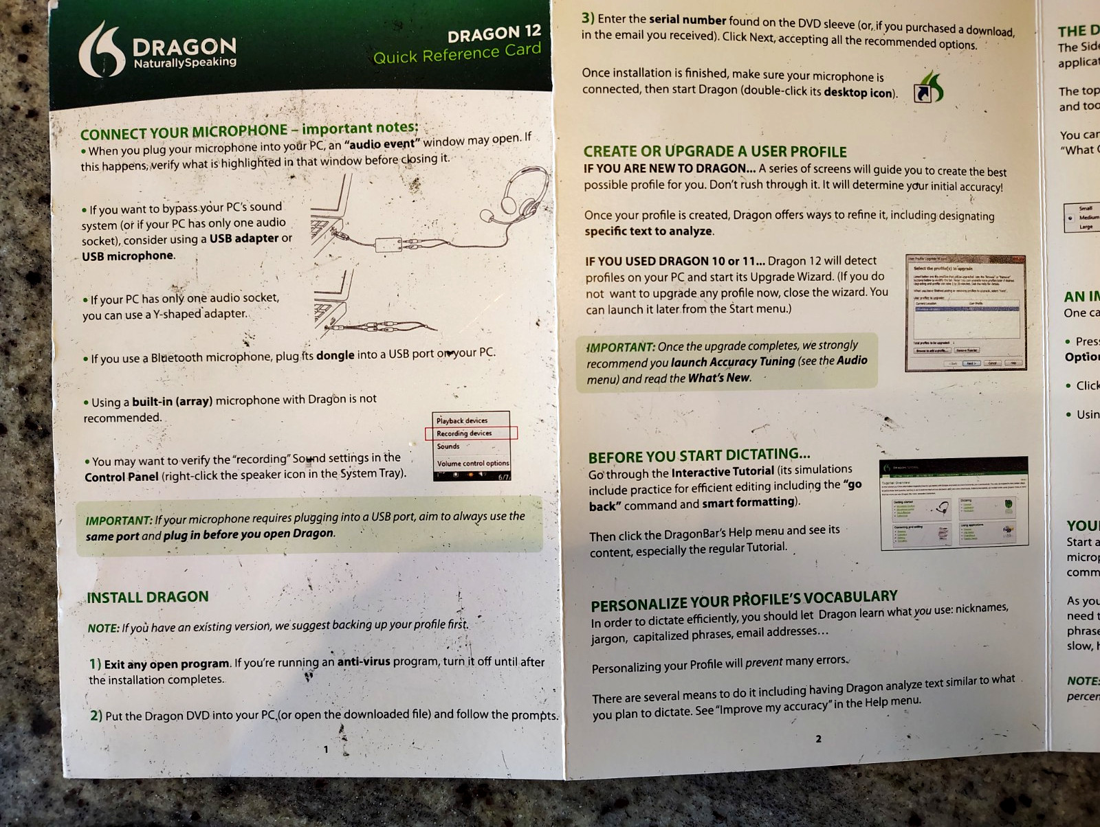 Dragon Naturally Speaking Home Edition 12 ~ Nuance Speech Recognition Software