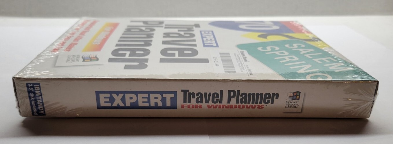 Expert Travel Planner For Windows 3.0 or 3.1 Computerized Road Atlas (PC, 3.5″)