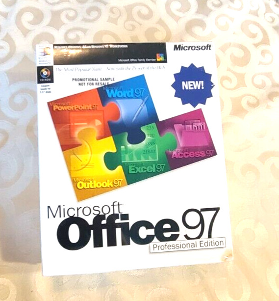 Microsoft Office 97 Professional Edition.