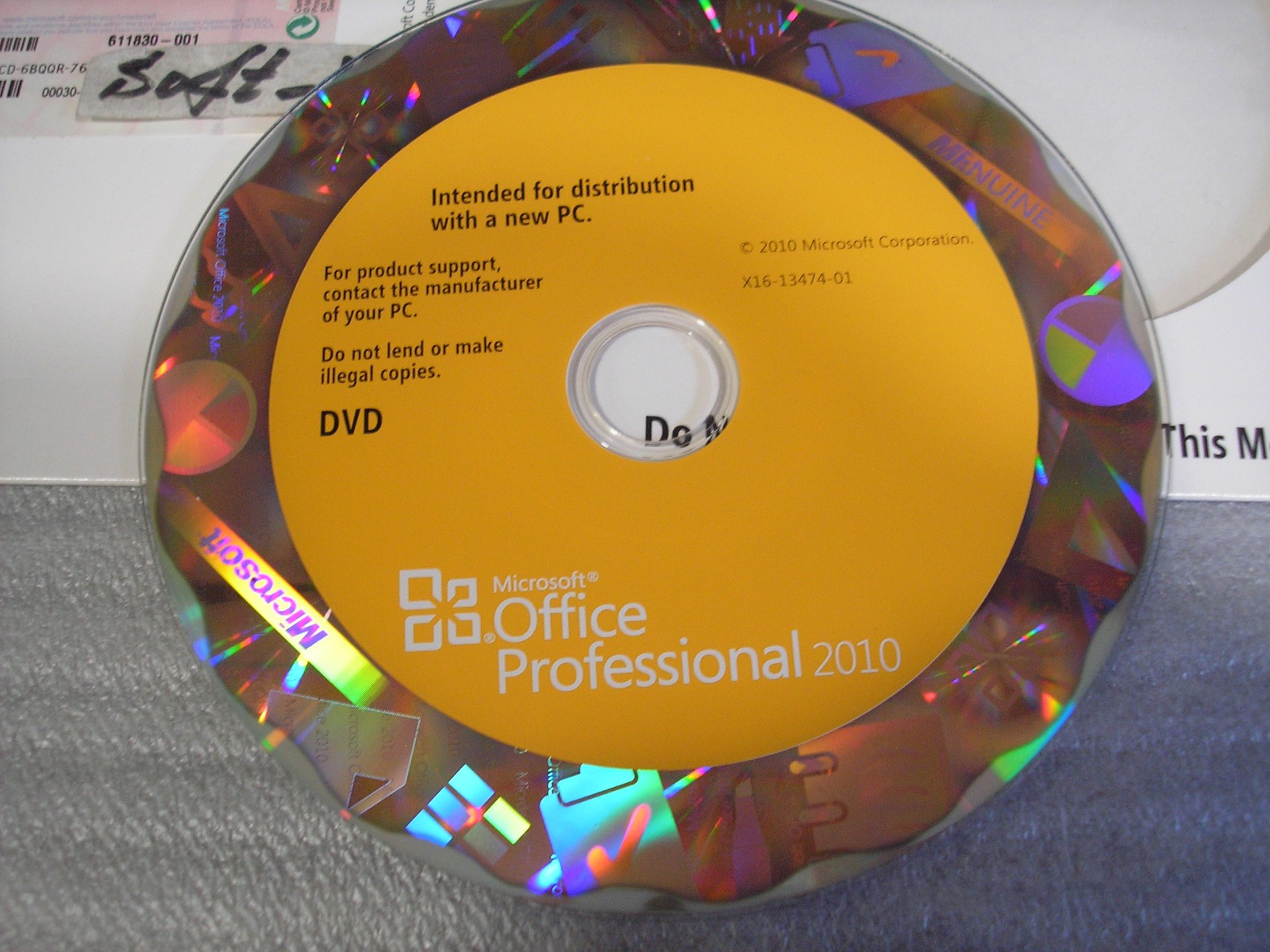Microsoft Office 2010 Professional Full English OEM Version MS Win =NEW SEALED=