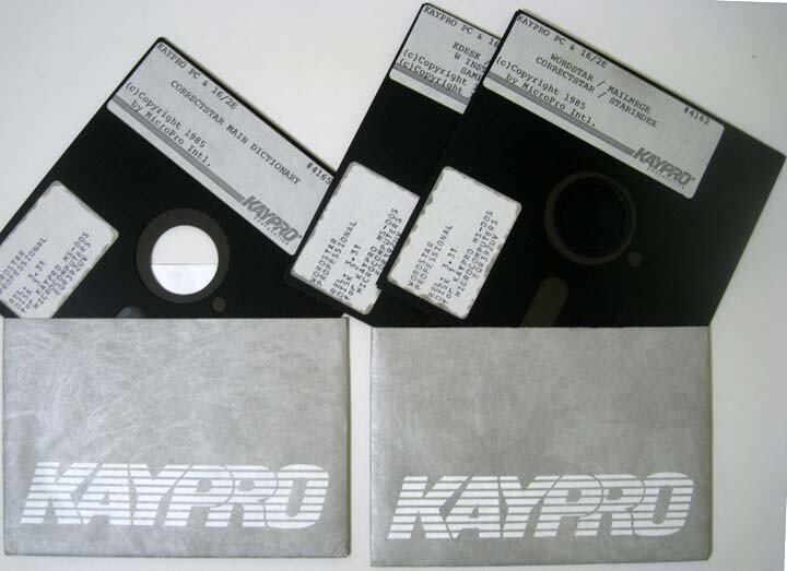Kaypro ® MS-DOS Wordstar Professional 3.31 – On Three 5.25″ Floppy Disks © 1985
