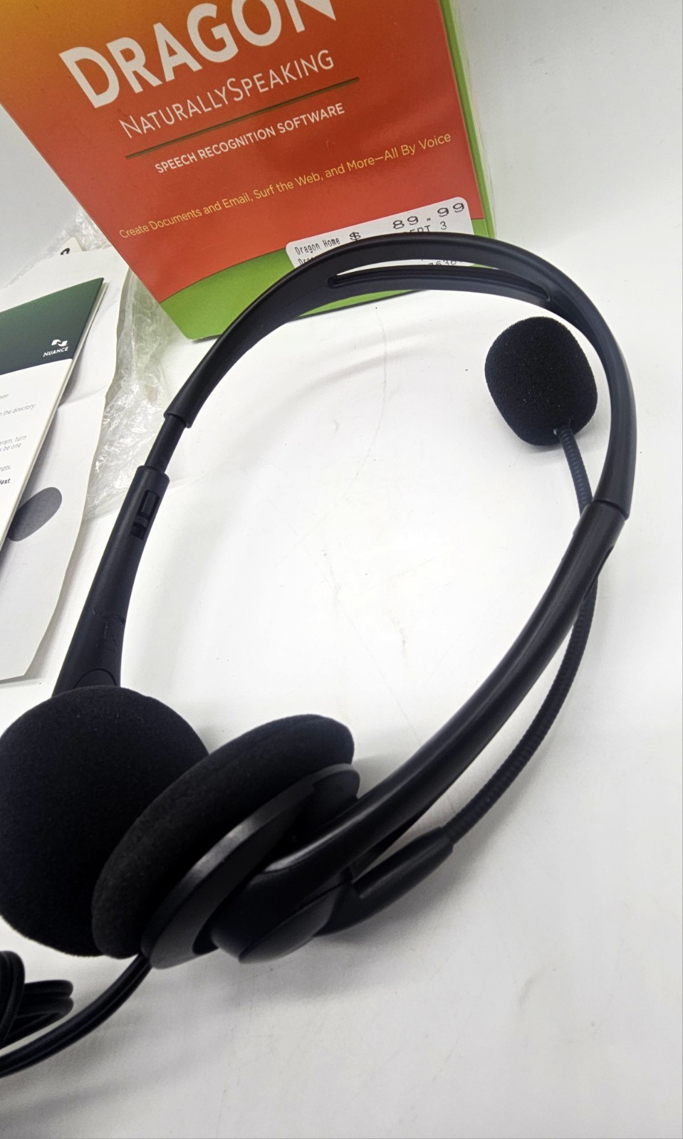 Dragon Naturally Speaking Home Version 11 With Head Set – Open Box