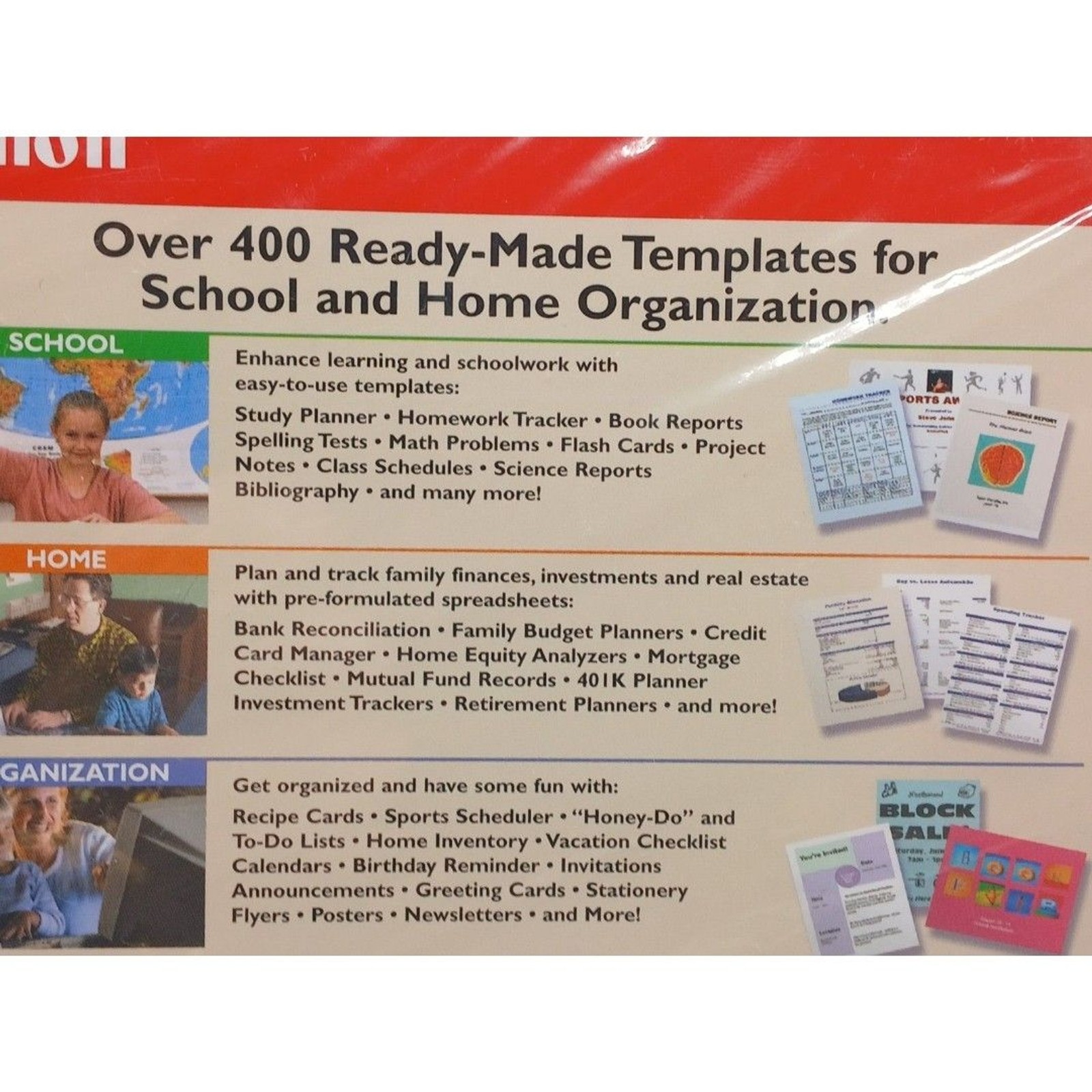 Canon Office Ready Family Essentials Windows 95, 98, NT 4.0 CD-ROM 2000 Mac 7.5+