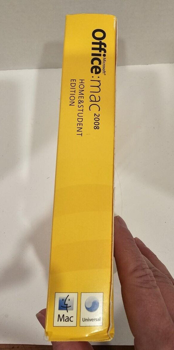 Microsoft Office 2008 Home & Student Edition for Mac w/ 3 Product Keys