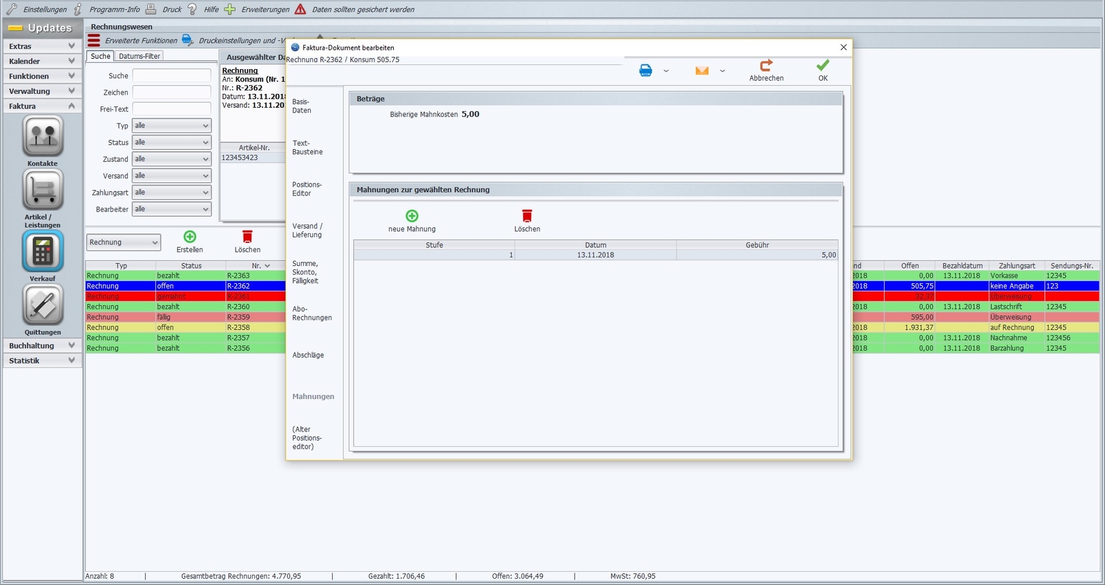 Invoice Program for 10 Computer Network, Invoice Software, Server Client, IT