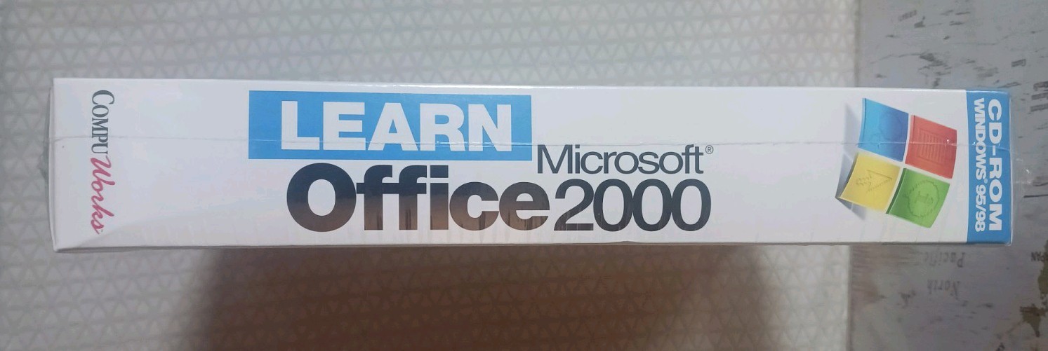 LEARN Microsoft Office 2000 CD ROM SEALED BRAND NEW