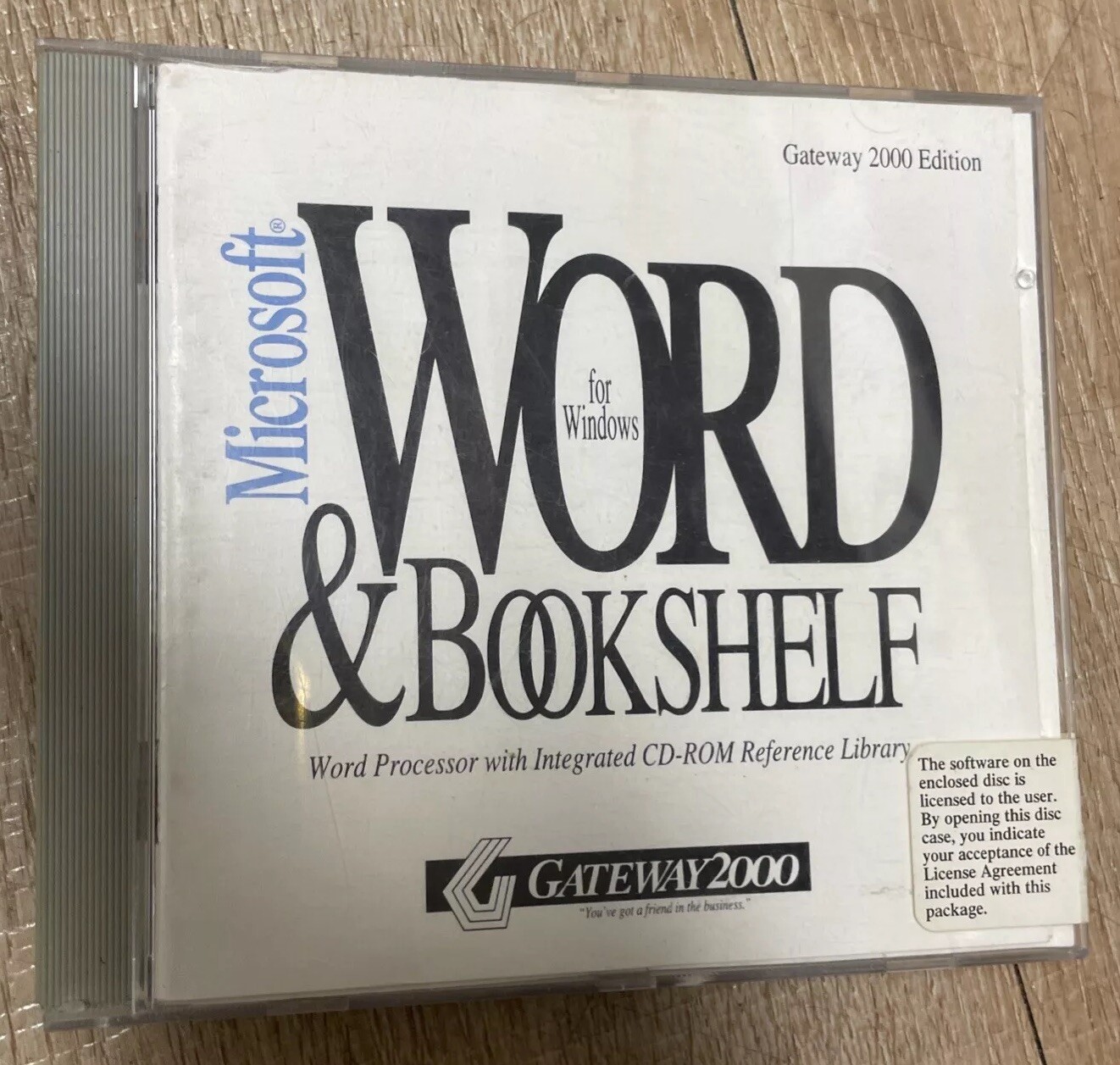 Vintage Microsoft Bookshelf 1996-1997 Edition Windows Software Install CD-ROM 🌟