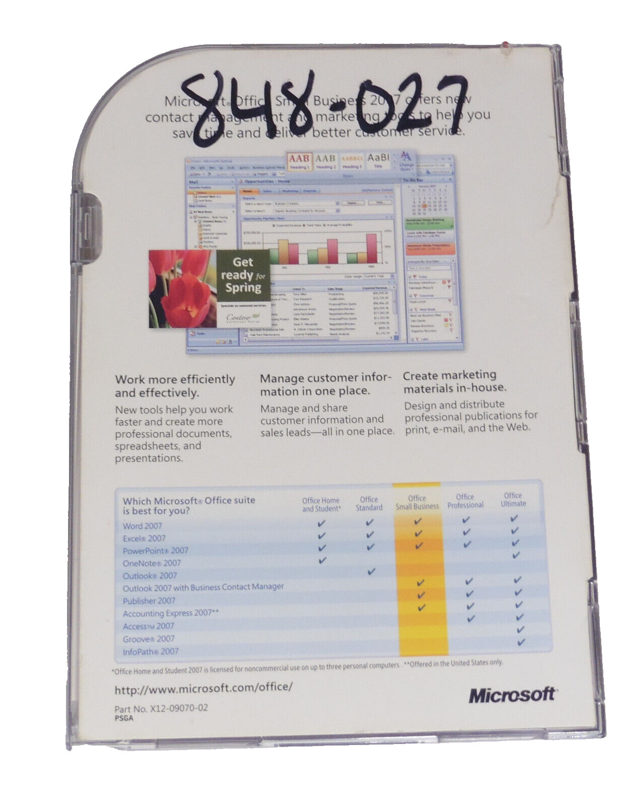 Microsoft Office Small Business 2007 Upgrade