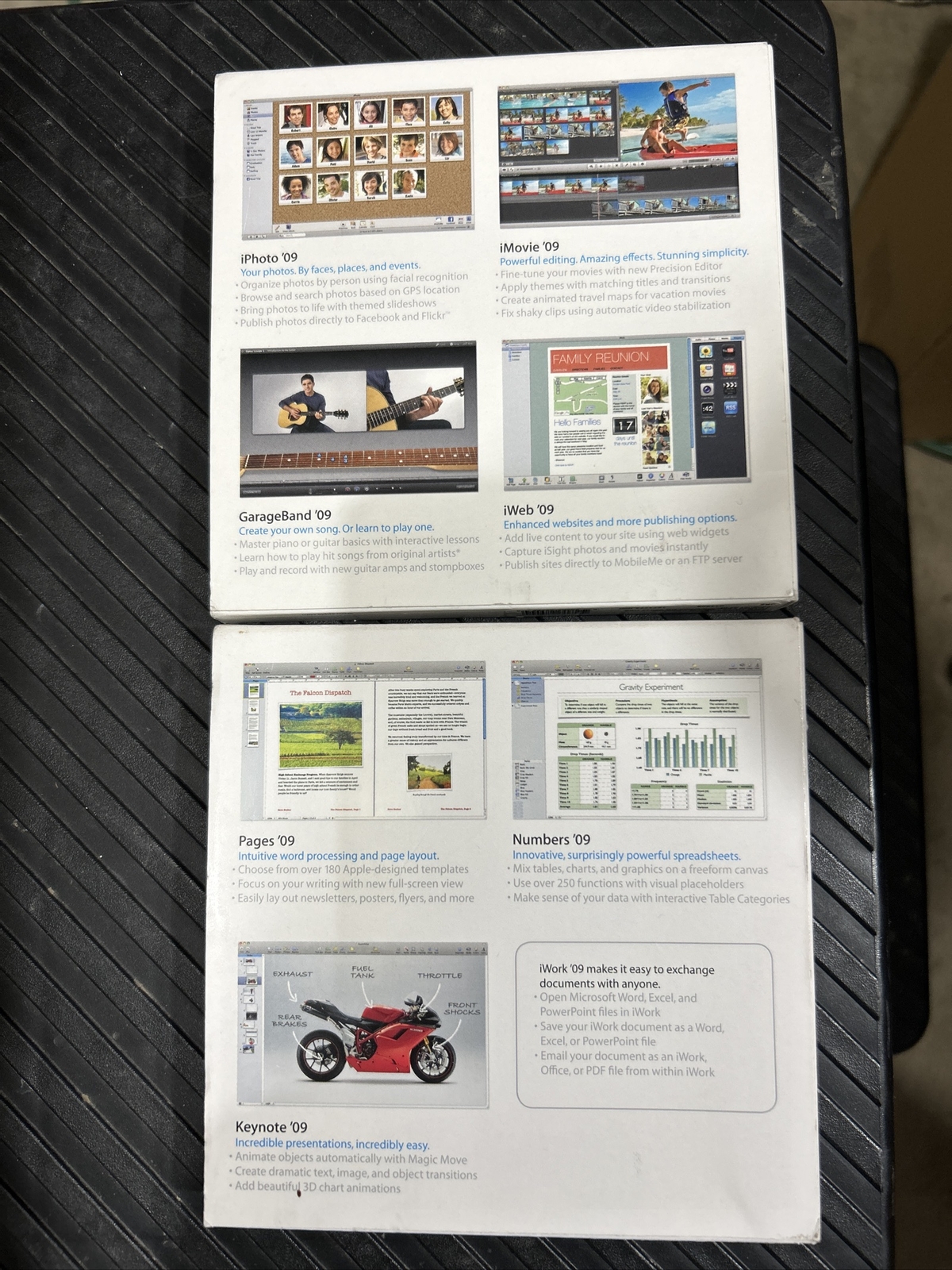 Apple iWork & iLife Both’09 V9.0. Full Retail MB966Z/A | MB942Z/A | All Programs