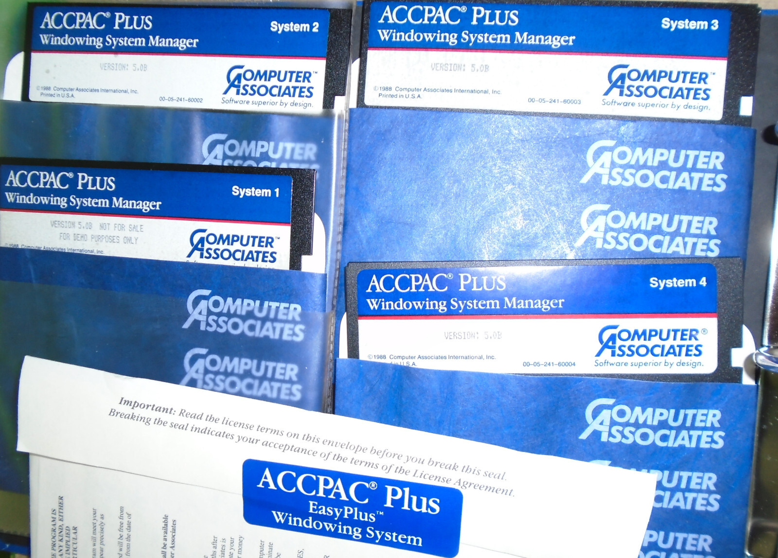 ACCPAC Plus by Computer Associates – GL, AR, AP, Payroll, Graphics… 1988 NEW