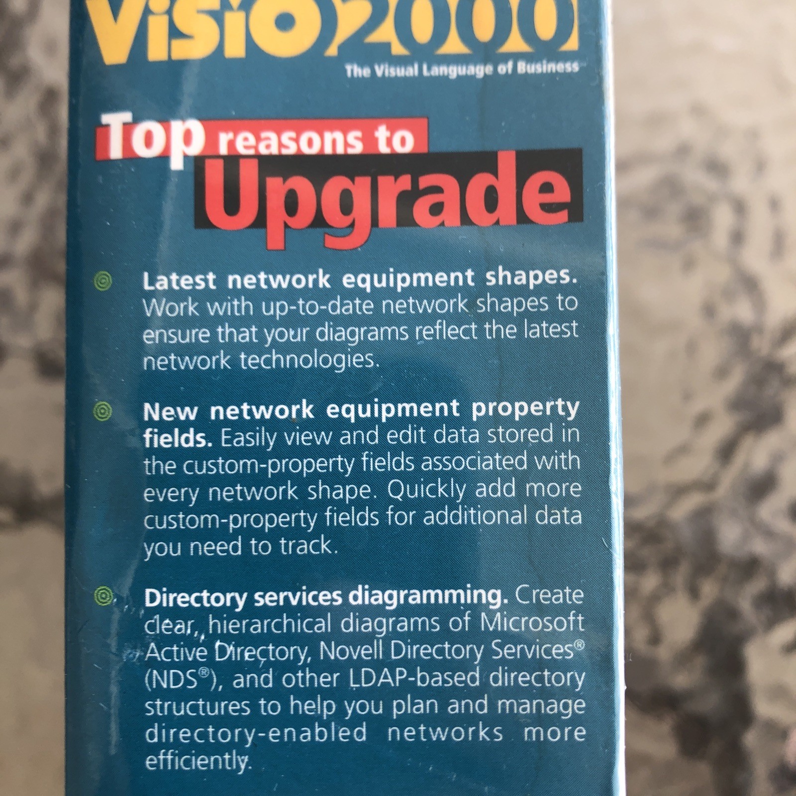 Visio 2000 Professional Upgrade New Standard Visual Graphical Software Sealed