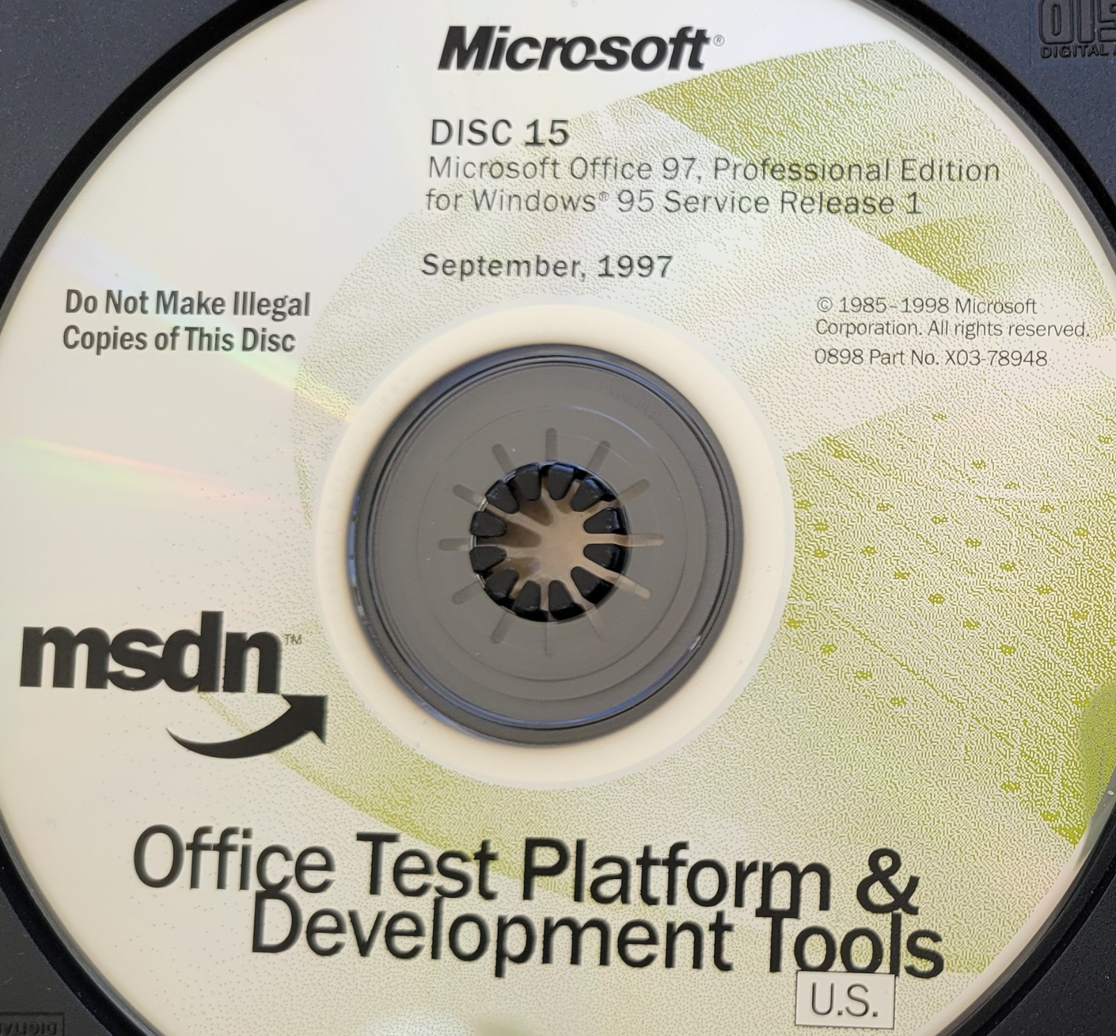 Vintage – Microsoft Office 97, Professional Edition SR-1, 1997