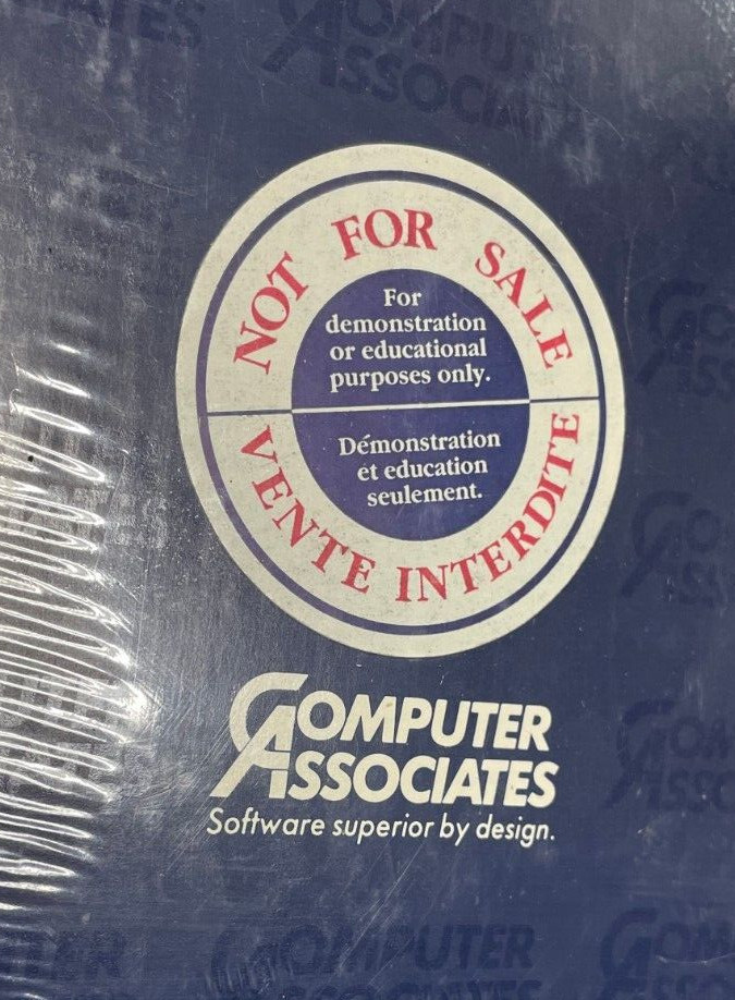 1991 CA-Compete! Multidimensional Modeling & Viewing Promo NOS Computer Assciate