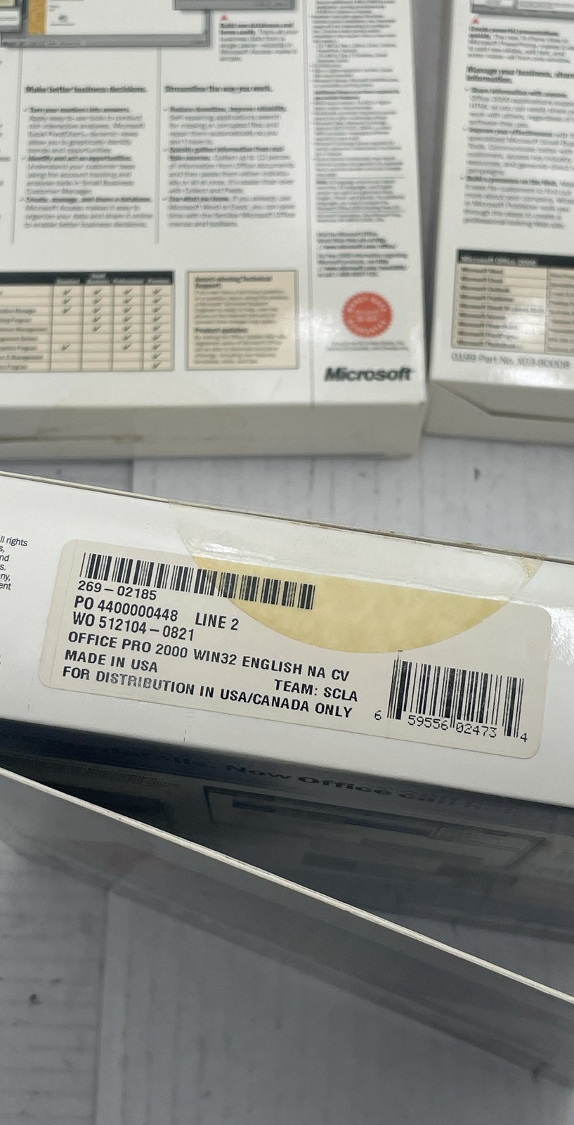 Microsoft Office 2000 Professional Upgrade CD-ROM Win32 English Lot Of 5
