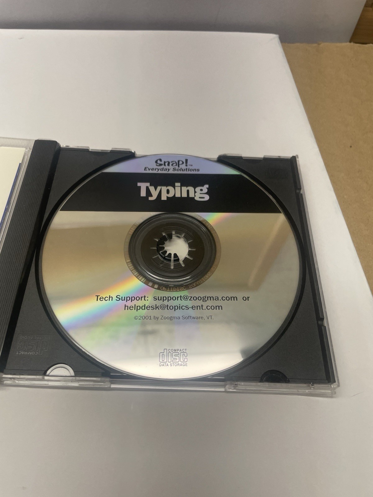 SNAP! EVERYDAY SOLUTIONS TYPING CD SOFTWARE