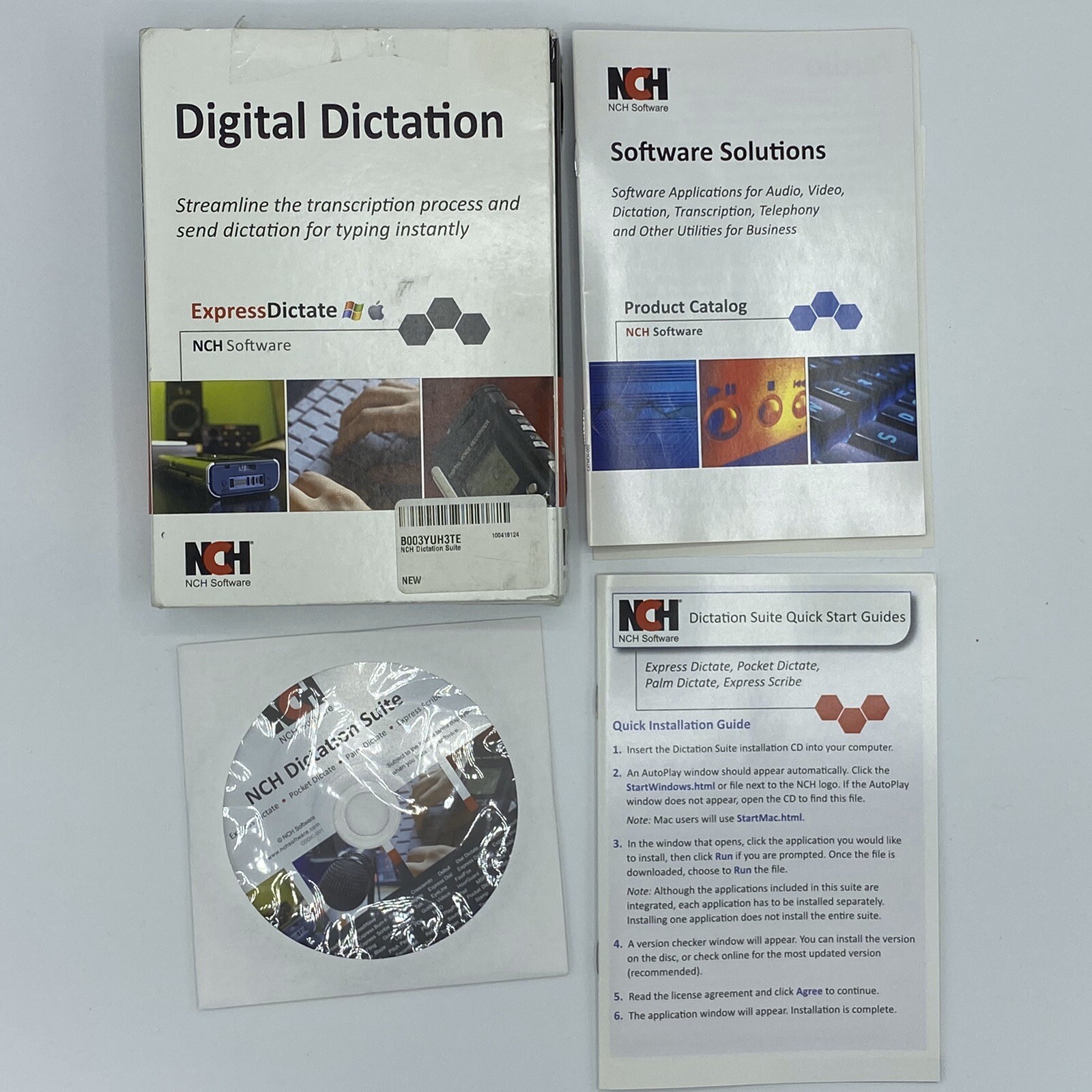 NCH Software Digital Dictation Express Dictate RET-DIC001
