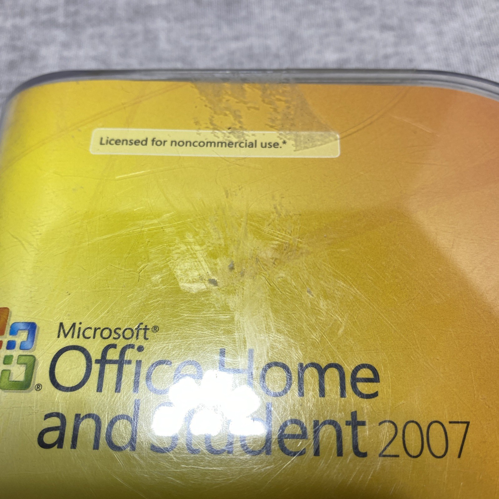 Microsoft Office Home Student 2007 CD Rom Product Key PC Windows Untested