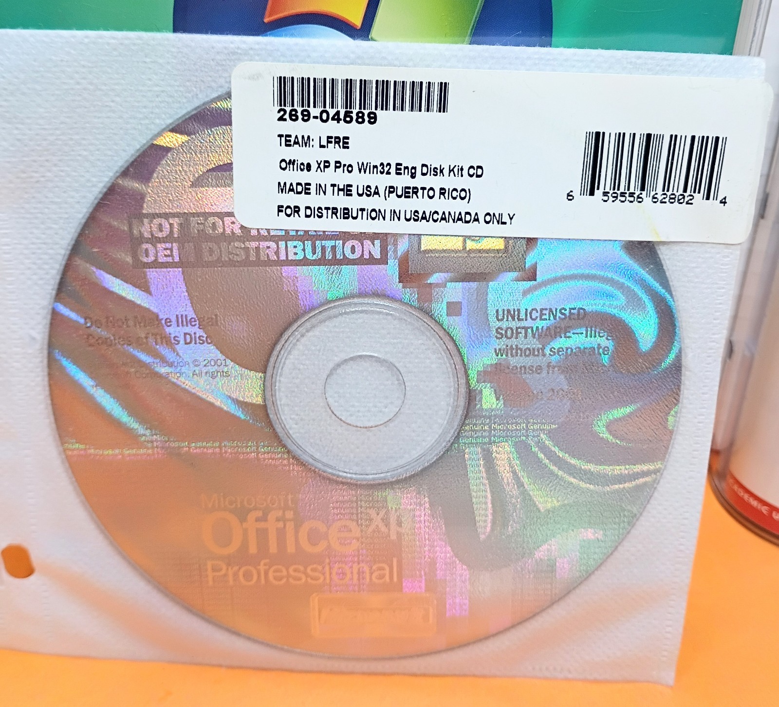 Used Microsoft Products FrontPage Office XP & Pro Works Suite Office Mac Anytime