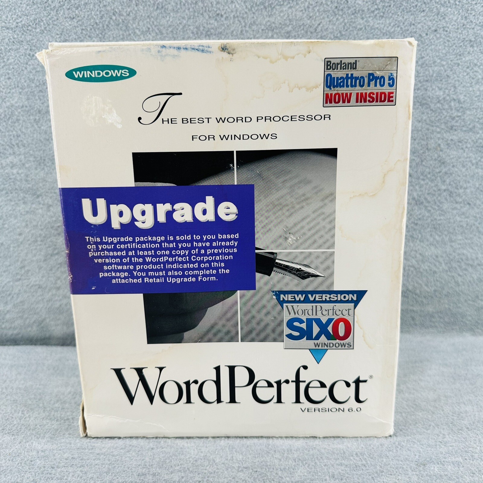 WORD PERFECT VERSION 6.0 – Upgrade The Best Word Processor For Windows C