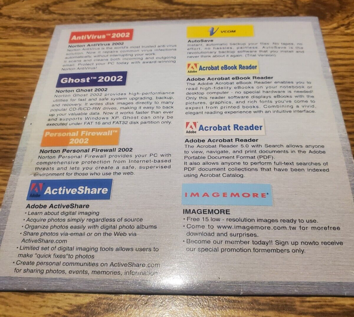 Symantec 8-in-1 Super Bonus Pack V4.0 Firewall, Ghost, AntiVirus