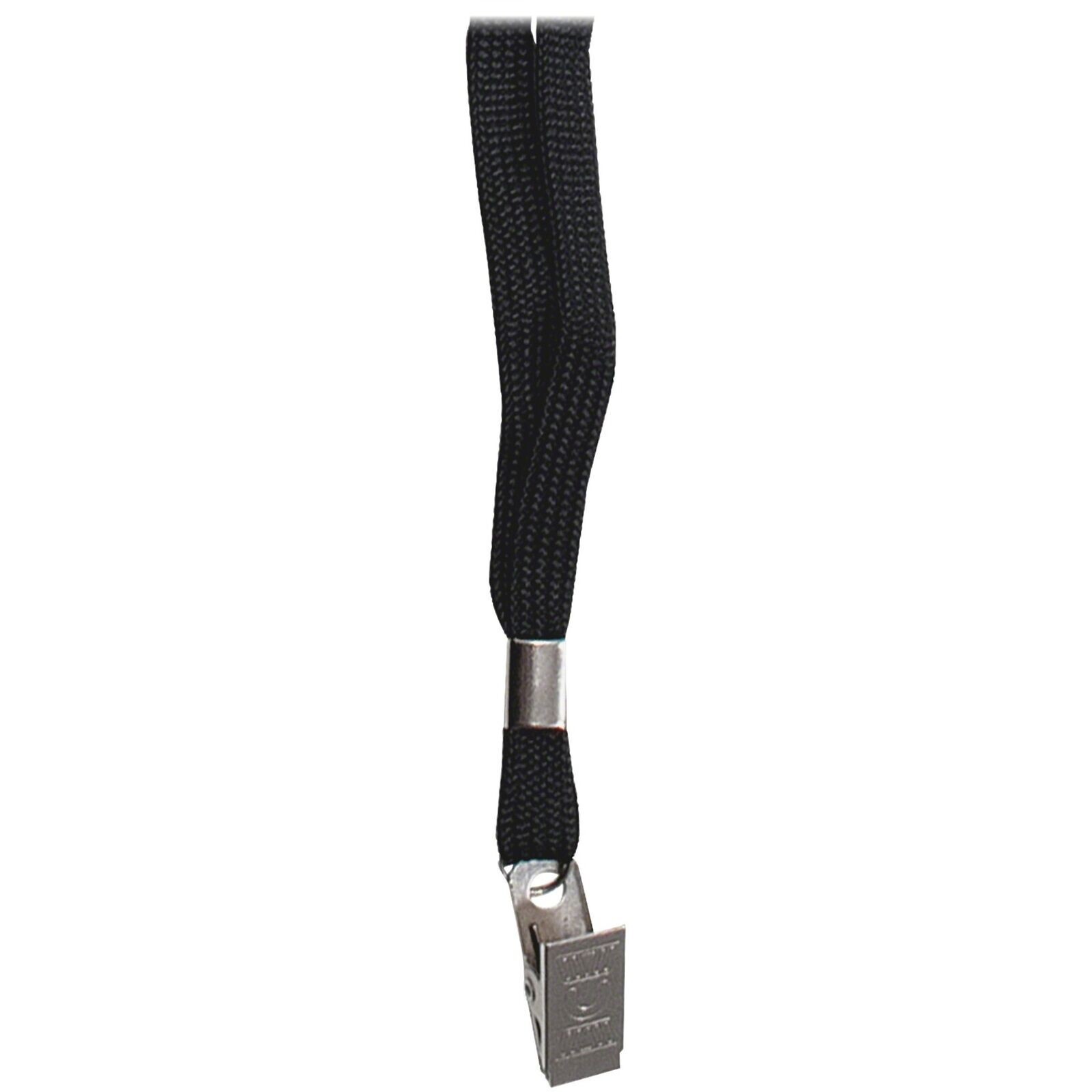 10 Advantus Neck Lanyard With Clip For Badges – Black (75401)(2J)