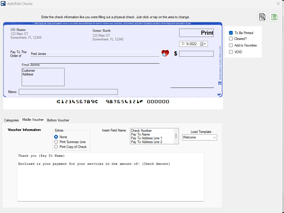 Print Checks DELUXE – Check Printing Software for Windows 10/11 – CD Only