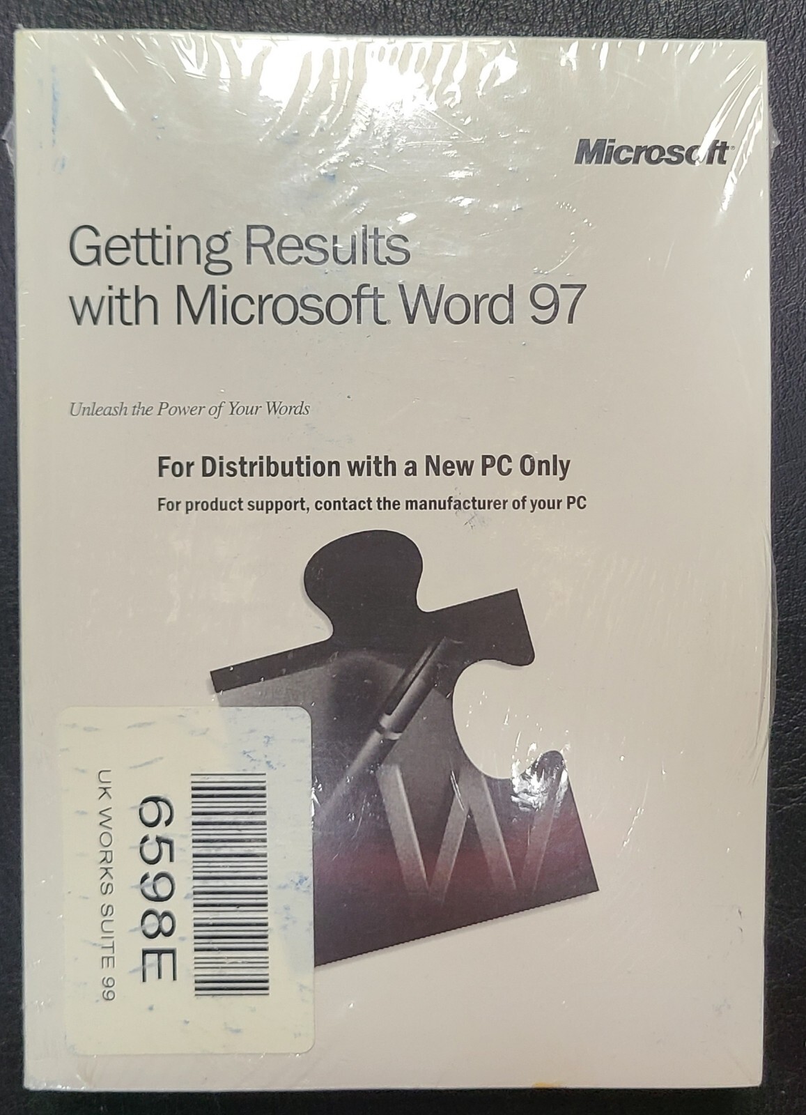 Sealed Microsoft Works Suite 99 UK Edition COA Product Key Word 97 Manual PC