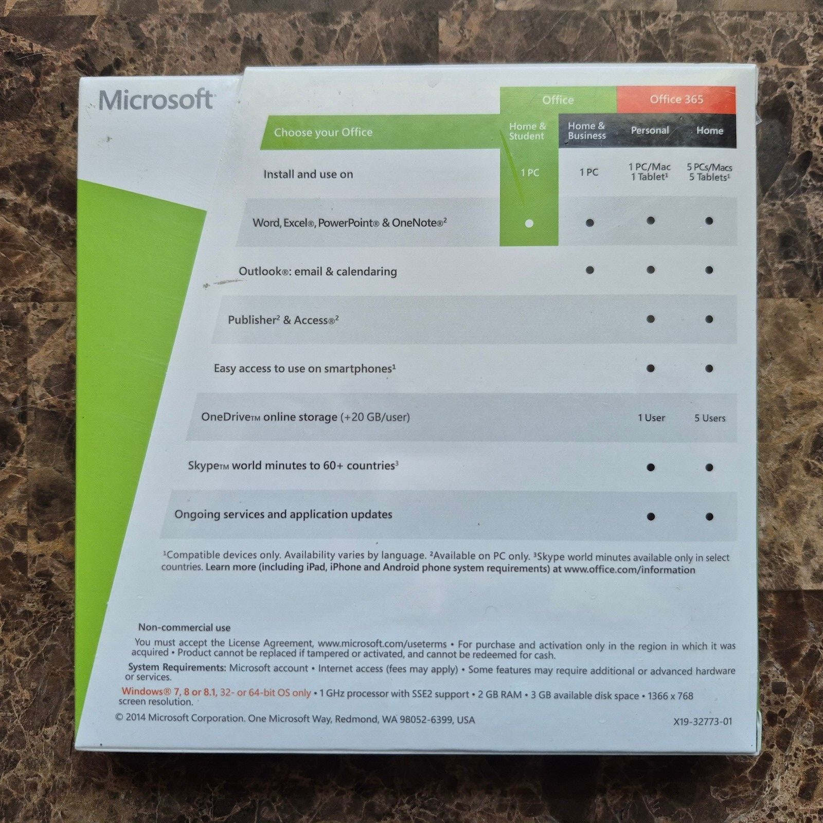 NEW Microsoft Office 2013 Home Student English DVD DISK 1 PC LATIN AMERICA ONLY*