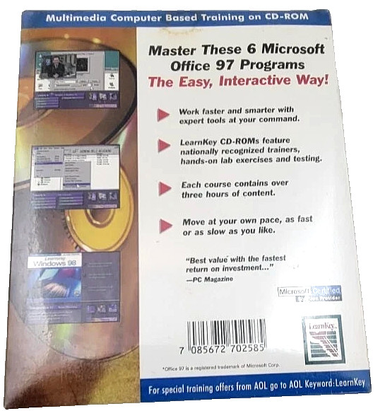 LearnKey Office 97[6 cd’s] NIB Sealed New!