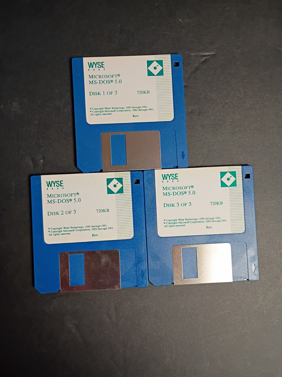 Microsoft For MS-DOS 5.0, Windows Vintage ” Disks Diskettes 1 23 Wyse